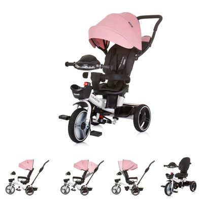 B-Ware Chipolino Dreirad Tricycle Be Active 2 in 1 Sitz drehbar Musik Licht rosa