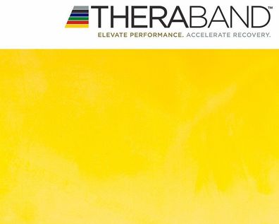 Thera-Band® 2,5m GELB Dünn Leicht Gymnastikband Theraband