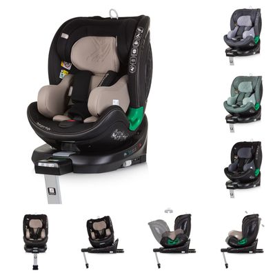 Chipolino i-Size Kindersitz Maximus (40 - 150 cm) Isofix Stützbein 360° drehbar