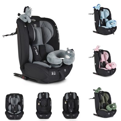 Moni Kindersitz i-Size i-Safe (76-150cm) Isofix, Top Tether, 13-fach verstellbar