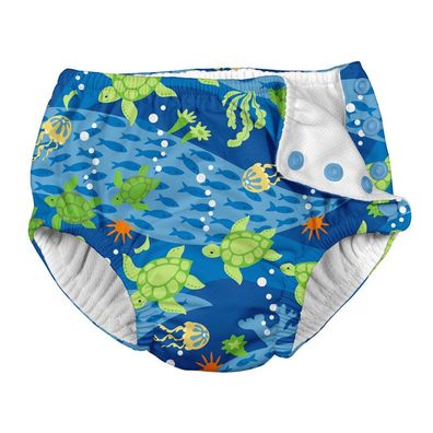 Iplay Swim Diaper Badewindel Schwimmwindel Royal Blue Turtle Journey