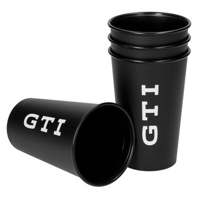 Original VW Becher GTI Design Getränkebecher Trinkbecher Cup 300ml schwarz 3A4069604