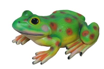 Design Frosch Figur Garten Statue Skulptur Figuren Skulpturen Dekoration C829