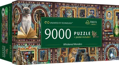 Trefl 81035 Lisa Parker Schnurrbart Wunder Katzen 9000 Teile Puzzle