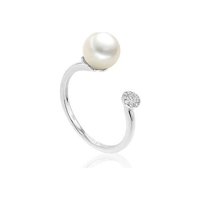 Luna-Pearls - 005.0970 - Ring - 585 Weißgold - Süßwasser-Zuchtperle 7.5-8mm