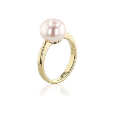 Luna-Pearls - 008.0543 - Ring - 585 Gelbgold - Süßwasser-Zuchtperle 10.5-11mm