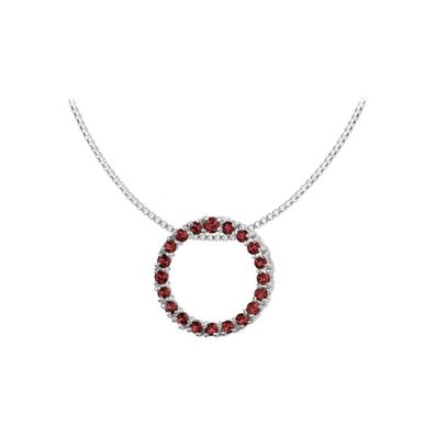 Jacques Lemans - Kette Sterlingsilber mit Granat - SE-C121C