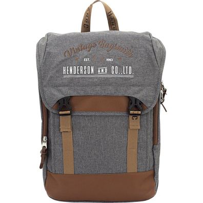 F23 - Rucksack, F23 Heritage, Polyester, grau meliert 30036-9