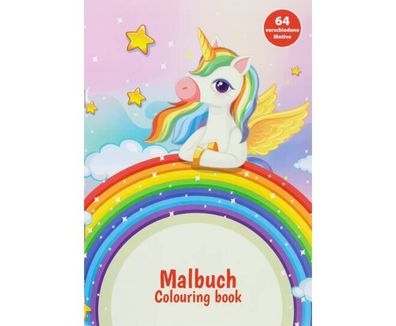 Stylex 77144 Kinder Malbuch DIN A5 Motiv Einhorn 64 Seiten 1 Stück