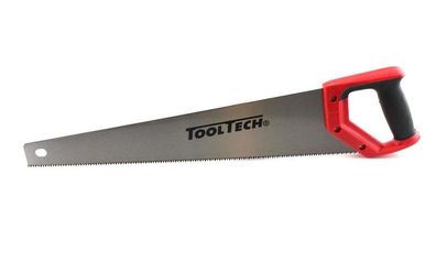 Tooltech 10975 Handsäge 500 mm - rot/schwarzer Kunststoffgriff