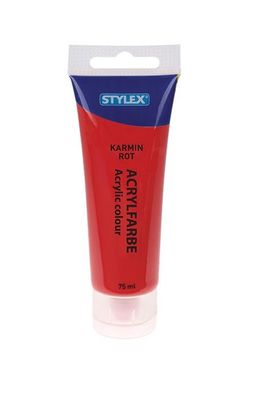 Stylex 28642 Acrylfarbe 83 ml Tube karminrot