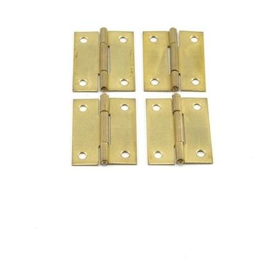 ToolTech Scharniere 50 x 38 x1.3 mm - 4 St. - Messing beschichtet