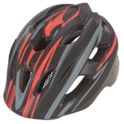 Prophete 0923 Kinder Fahrradhelm 48-52 cm - schwarz/rot