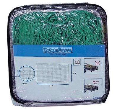 ToolTech Kfz Anhängernetz 220 x 150 cm - Masche 45mm - Seilstärke 3mm