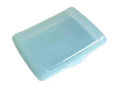 Keeeper Luca Snack Box 12 x 16,5 x 3,5 cm transparent lightblue