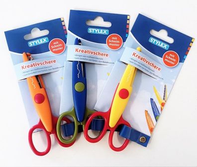 Stylex Kreativschere, verschiedene Schnittmuster