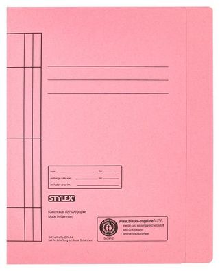 Stylex Schnellhefter A4, Colorkarton, rosa