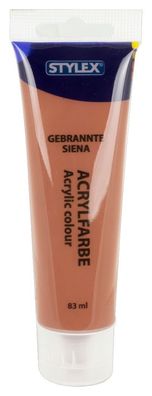 Stylex 28647 Acrylfarbe 83 ml Tube Gebrannte Siena / Braun