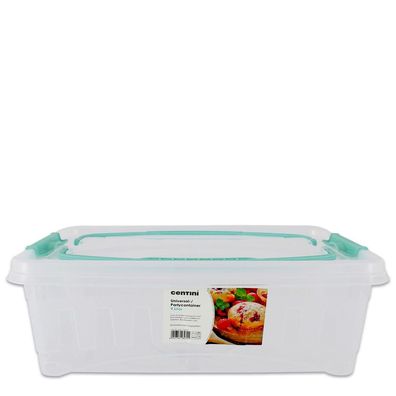 Centi Partycontainer / Transportbox ca. 9 L 38 x 27 x 13,5 cm transparent