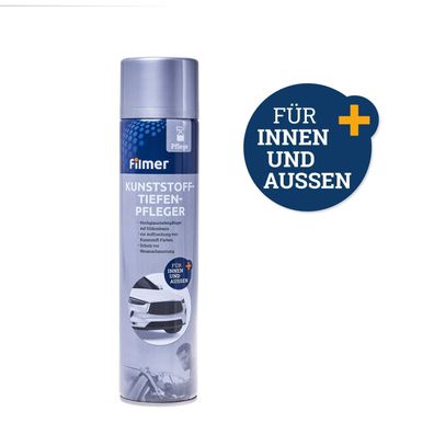 Filmer 60088 Clean & Shine, Kunststoff Tiefenpflege 600ml