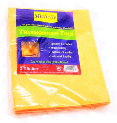 Schulz Michelle Thermobodentuch 2er Pack - Tücher ca. 50x60cm