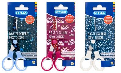 Stylex Design Bastelschere, abgerundete Spitzen - diverse Designs / Farben