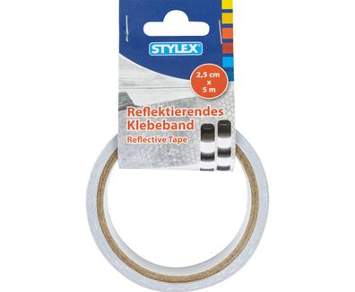 Stylex 41378 Reflektierendes Klebeband 5m x 2,5 cm