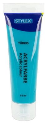 Stylex 28698 Acrylfarbe 83 ml Tube türkis