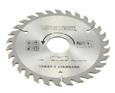 Tooltech 11290 Kreissägeblatt 140 x 30t x 30 Atb für holz