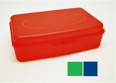 Snack Box groß ca. 31 x 21 x 8,5 cm verschiedene Farben