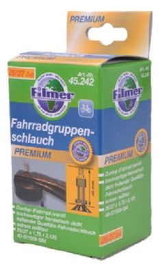 Filmer 45.242 Fahrradgruppenschlauch 26/27,5x1,75/2,125 Dunlop - Schlauch für