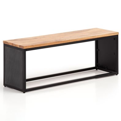 Wohnling Sitzbank Holz Steinoptik 120 cm Bettbank Schlafzimmer Flurbank Modern