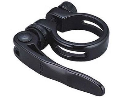 Sattelklemmring 31,8mm mit Schnellspanner ALU schwarz SC70QR