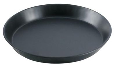 alpfa 801443 Back-und Pizzablech D= 30 cm außen H= 4 cm antihaft schwarz