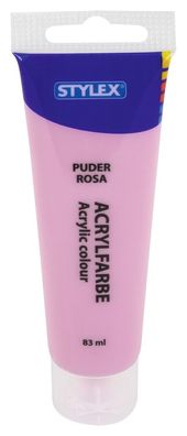 Stylex 28763 Acrylfarbe 83 ml Tube puderrosa matt pastell