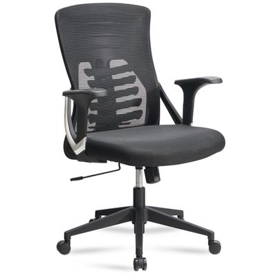 Amstyle Bürostuhl Schreibtischstuhl Mesh Schwarz Drehstuhl Ergonomisch 120 kg