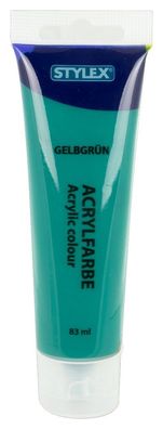 Stylex 28649 Acrylfarbe 83 ml Tube gelbgrün