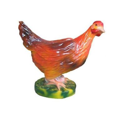 Deko Figuren Henne Aus Kunststoff Osterdeko Huhn Garten Figur Höhe 32 Cm Neu