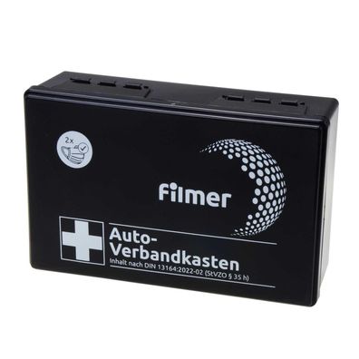 Filmer 17.996 Kfz-/ Auto Verbandkasten - DIN 13164 2022-02