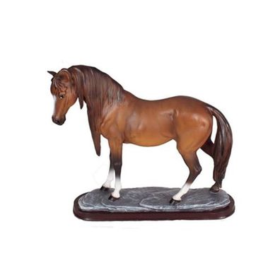 Pferd Figur Abstrakte Figuren Statuen Moderne Bunt Bemalt Neu 38Cm Statue