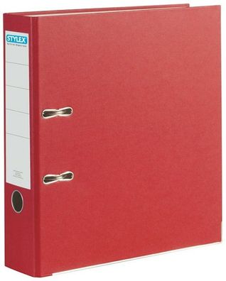 Stylex 41745 Ordner 8 cm DIN A4, rot