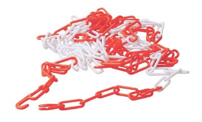 Veto 500125 Plastikkette 5m rot/weiss