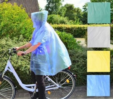 Filmer 46.852 Fahrrad / Freizeit Regenponcho - PVC Regenschutz