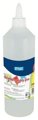 Stylex 23344 Bastelkleber, flüssig, 500 g Flasche