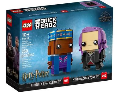 Lego BrickHeadz 40618 Kingsley Shacklebolt™ & Nymphadora Tonks™