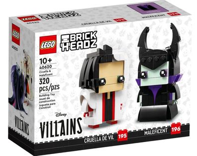 Lego Disney Figuren Cruella und Maleficent (40620) - BrickHeadz™