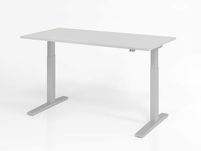 Büro Schreibtisch Stehtisch höhenverstellbar 160x80 cm Modell XMKA16 mit Tast-Scha