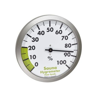 TFA - Analoges Sauna-Hygrometer 40.1054.50 - silber/weiß