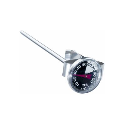 TFA - Analoges Milchschaumthermometer Primacrema 14.1023 - silber