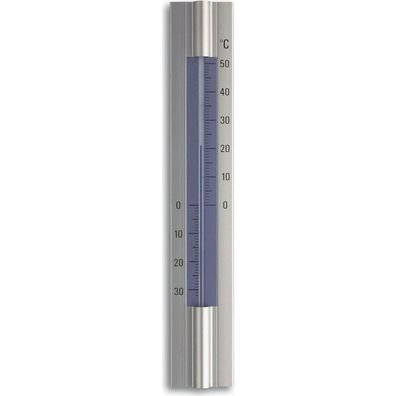 TFA - Analoges Innen-Außen-Thermometer aus Aluminium 12.2045 - silber/blau